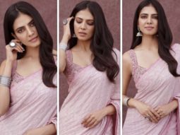 Malavika Mohanan, through her pastel pink saree is making sure we’re looking forward to spring