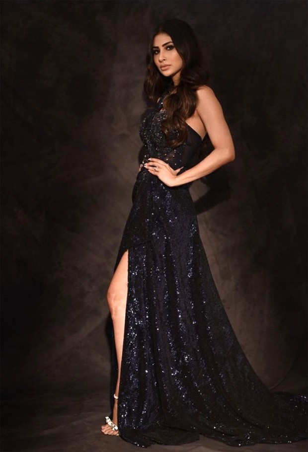 Mouni Roy's black sequin gown by Dolly J, transported us to the disco era