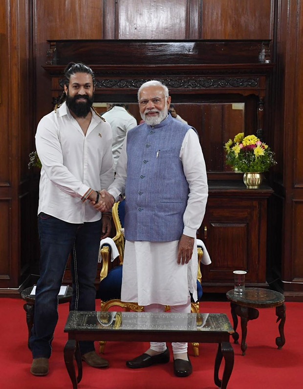 KGF star Yash and Kantara fame Rishab Shetty meet PM Narendra Modi