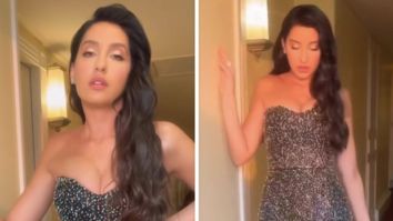 Nora Fatehi exudes glitz and glam in body-con fit shimmery gown