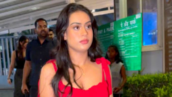 Nysa Devgn looks smoking hot in a red outfit