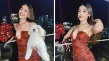 On Valentine’s Day, Alaya F sent her followers “extra love” while flaunting a crimson minidress with cutouts