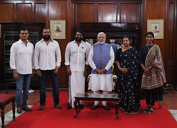 KGF star Yash and Kantara fame Rishab Shetty meet PM Narendra Modi