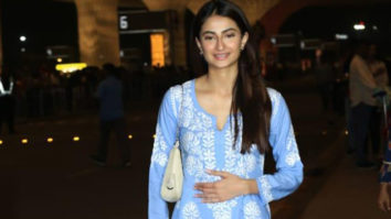 Palak Tiwari gets snapped at the airport in a pretty blue kurti