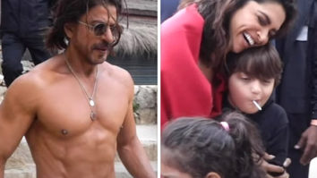 Pathaan: Shah Rukh Khan flaunts his abs as he calls Spain schedule as ‘family holiday’; Deepika Padukone hugs AbRam Khan on the sets of ‘Besharam Rang’ shoot