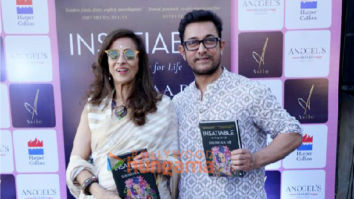 Photos: Aamir Khan launches Shobhaa De’s new book “Insatiable”