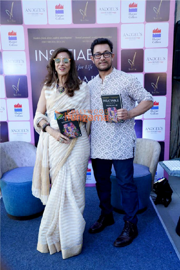Photos: Aamir Khan launches Shobhaa De’s new book “Insatiable” | Parties & Events