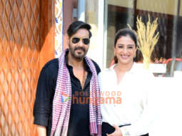 Photos: Ajay Devgn and Tabu spotted promoting their film Bholaa Photos: Ajay Devgn and Tabu spotted promoting their film Bholaa