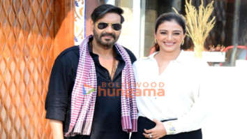 Photos: Ajay Devgn and Tabu spotted promoting their film Bholaa