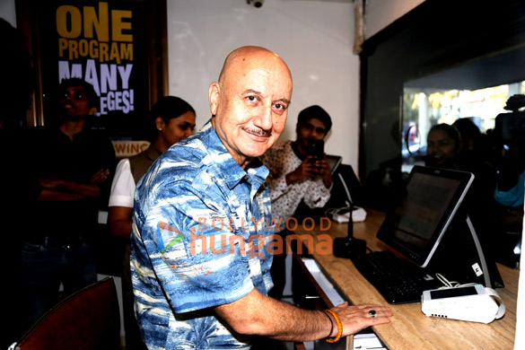 Photos: Anupam Kher snapped at PVR ECX for Shiv Shastri Balboa promotions Photos: Anupam Kher snapped at PVR ECX for Shiv Shastri Balboa promotions