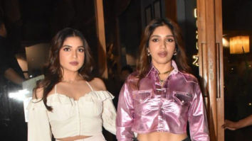 Photos: Bhumi Pednekar, Samiksha Pednekar and Orhan Awatramani snapped at Mizu in Bandra