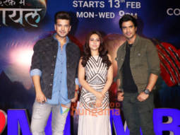 Photos: Karan Kundrra, Gashmeer Mahajani and Reem Sameer Shaikh snapped on the sets of Tere Ishq Mein Ghayal in Film City