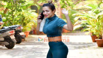 Photos: Malaika Arora and Kim Sharma spotted outside Diva Yoga in Bandra