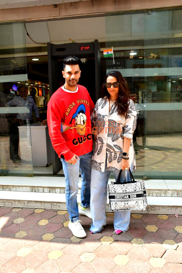 Photos: Neha Dhupia & Angad Bedi snapped at Mitron in Bandra