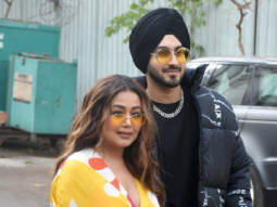 Photos: Neha Kakkar and Rohanpreet Singh spotted at Film City