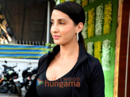 Photos: Nora Fatehi snapped at a dance class in Andheri