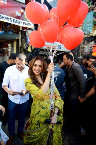 Photos: Rakul Preet Singh snapped promoting her film Chhatriwali