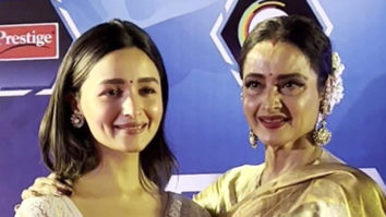Rekha showers Alia Bhatt with immense love & care as they pose together for paps
