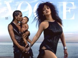 Rihanna slayed her style game once again in sultry Chanel dress as she poses with son and A$AP Rocky in adorable photoshoot for Vogue