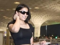 Saiee Manjrekar adds on skirts to her airport fashion