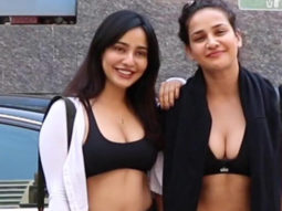Sharma sisters, Neha and Aisha give fitness goals as they get clicked outside gym