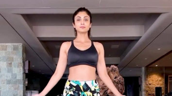 Shilpa Shetty sends in some Monday Motivation through her work out video