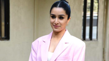 Shraddha Kapoor looks absolutely cute in white outfit with pink coat