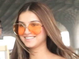 Tara Sutaria gets clicked in a hurry as she arrives late at the airport