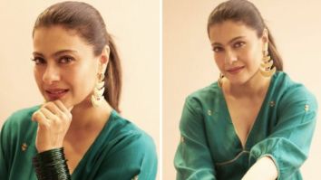 When Kajol is wearing a sleek, simple green suit, it’s difficult to keep our eyes off of her