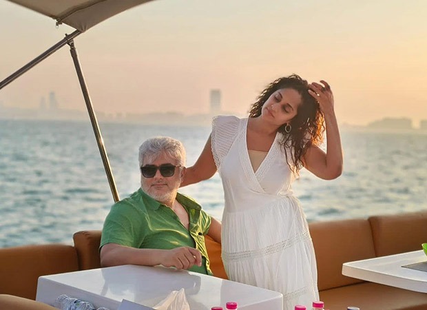 Ajith Kumar spends quality time with wife Shalini on a yacht; power couple sets vacation goals 