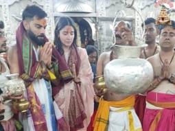 Virat Kohli and Anushka Sharma visit Mahakaleshwar temple in Ujjain, sit among common devotees; watch video