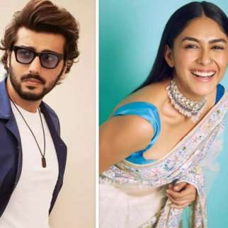 Arjun Kapoor and Mrunal Thakur take the pressure off to look picture-perfect; share their cute cringe photo