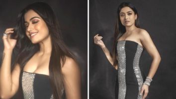 BH Style Icons 2023: Rashmika Mandanna puts her most fashionable foot forward in a strapless black and silver panelled column gown