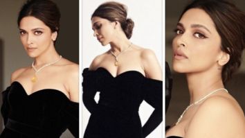 Deepika Padukone exudes classic Hollywood glamour in a black Louis Vuitton gown and Cartier jewellery at the 2023 Oscars