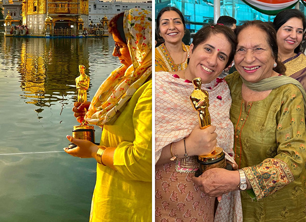 Guneet Monga visits The Golden Temple after Oscar win with chef Vikas Khanna and his mother