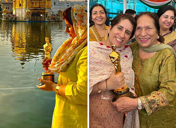 Guneet Monga visits The Golden Temple after Oscar win with chef Vikas Khanna and his mother : Bollywood News