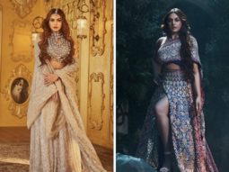 Huma Qureshi exudes a princess aura while wearing regal jewellery and saree by Abu Jani Sandeep Khosla in their most recent fashion film, Mera Noor Hai Mashoor
