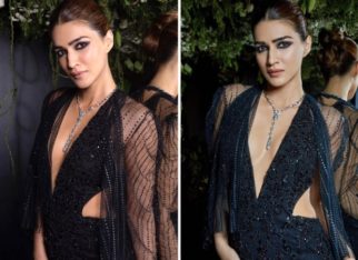 Kriti Sanon, in custom Shantnu & Nikhil cut-out black gown, shows us how to shine bright in black