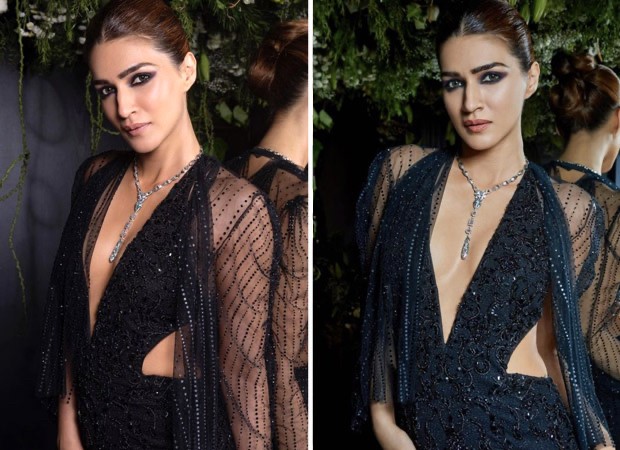 Kriti Sanon, in custom Shantnu & Nikhil cut-out black gown, shows us how to shine bright in black : Bollywood News