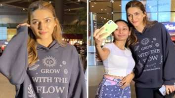 Kriti Sanon is winning hearts with her kindness; obliges fan with selfies at airport; watch 