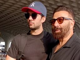 Like Father, Like Son! Sunny Deol & Karan Deol at the airport
