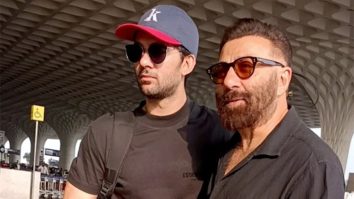 Like Father, Like Son! Sunny Deol & Karan Deol at the airport