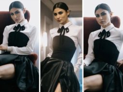 Mouni Roy in a monochrome gown by Gaby Charbachy is a fashionable feast for the eyes