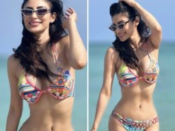 Mouni Roy is helping us to beat our mid-weak blues with her bright swimsuit as she hits the beach in Miami