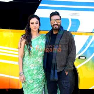 Photos: Ajay Devgn and Tabu snapped promoting Bholaa on the sets of The Kapil Sharma Show