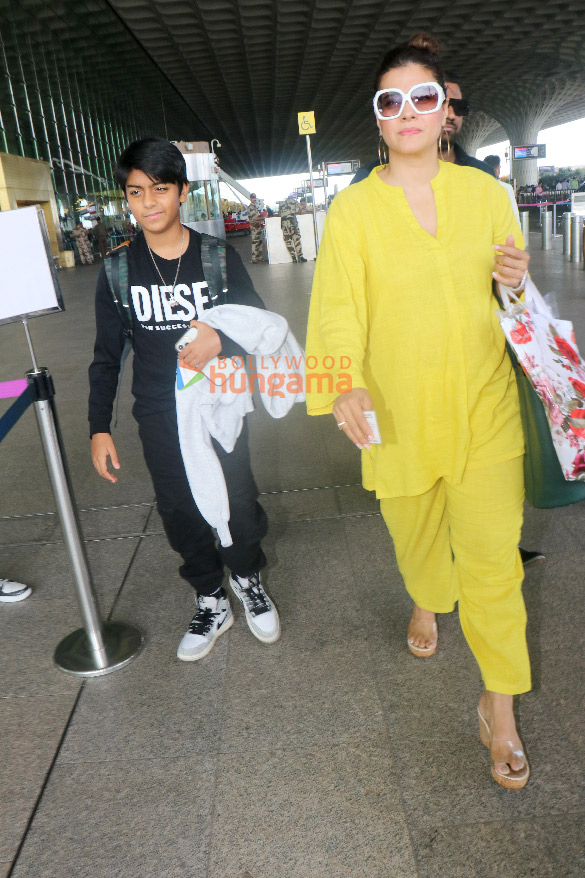 photos allu arjun arbaaz khan and tanishaa mukerji snapped at the airport 2 3
