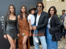 Photos: Arjun Rampal and family snapped attending the Lakme Fashion Week 2023