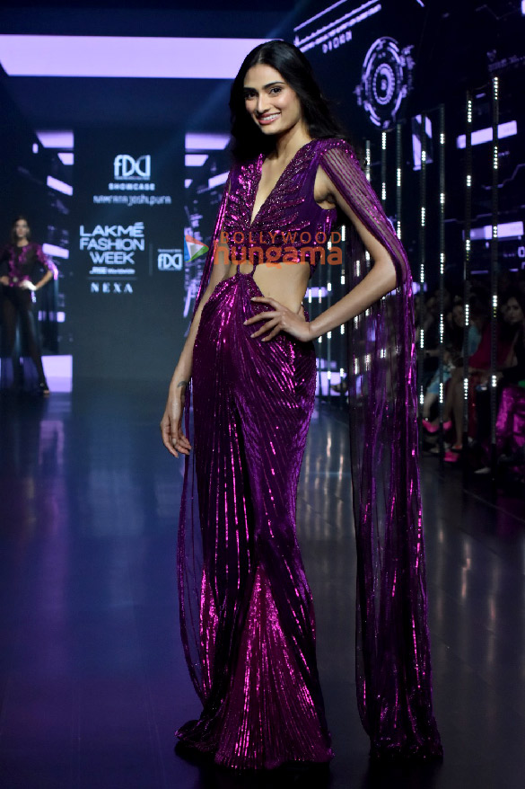 Photos: Athiya Shetty walks the ramp for designer Namrata Joshipura at Lakme Fashion Week 2023 – Day 3 Photos: Athiya Shetty walks the ramp for designer Namrata Joshipura at Lakme Fashion Week 2023 – Day 3