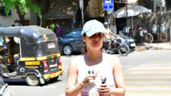 Photos: Malaika Arora spotted outside Diva Yoga in Bandra