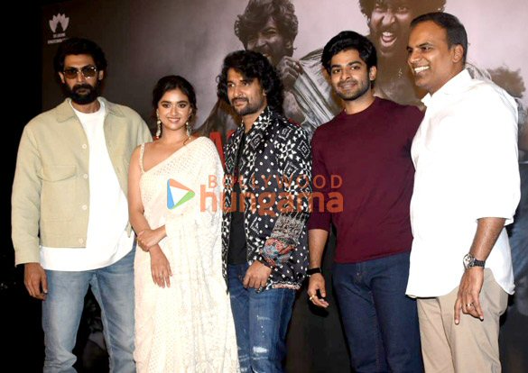 Photos: Nani, Keerthy Suresh, Rana Daggubati and Dheekshith Shetty snapped promoting Dasara Photos: Nani, Keerthy Suresh, Rana Daggubati and Dheekshith Shetty snapped promoting Dasara